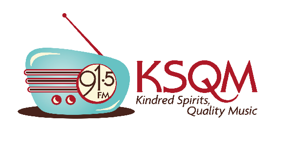 K S Q M  91.5FM is a service of SEQUIM COMMUNITY BROADCASTING Logo