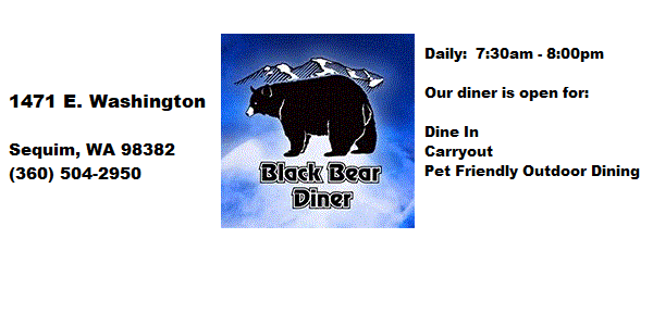 BLACK BEAR DINER of SEQUIM Logo